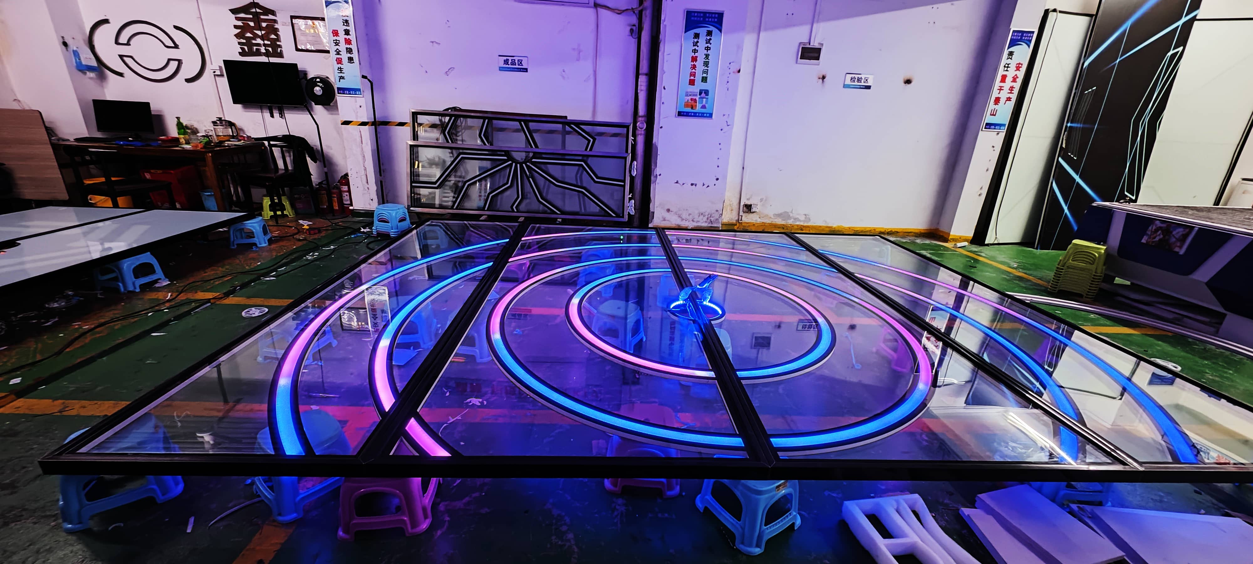 触摸解锁自动门 网红门