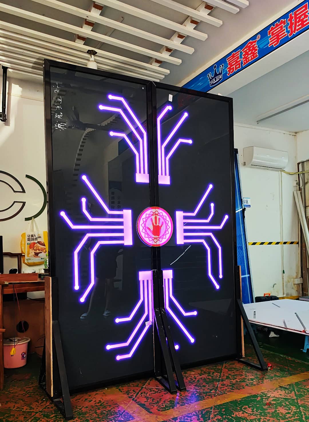 酒吧时空激光掌纹门批发生产