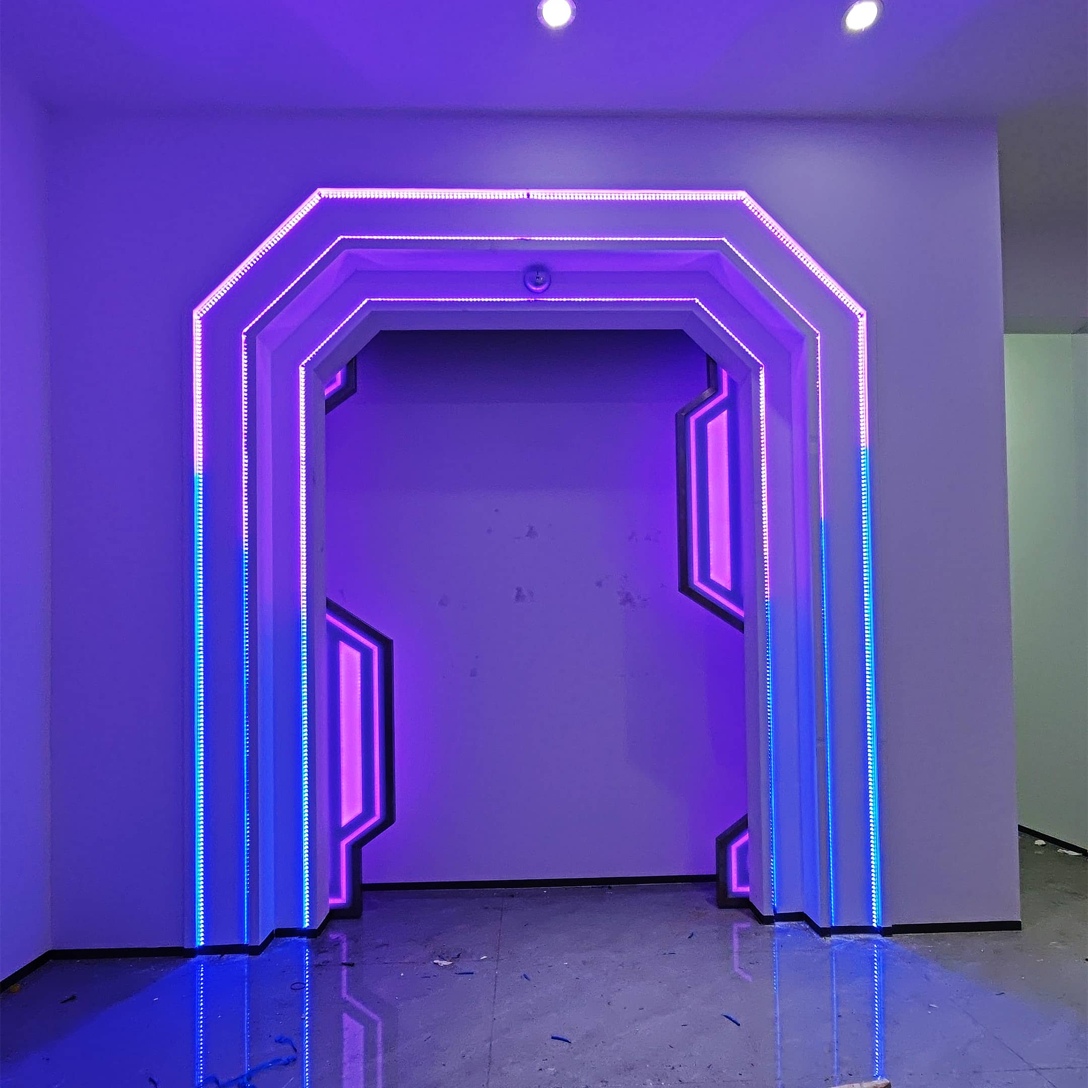 酒吧网红门 高科技感