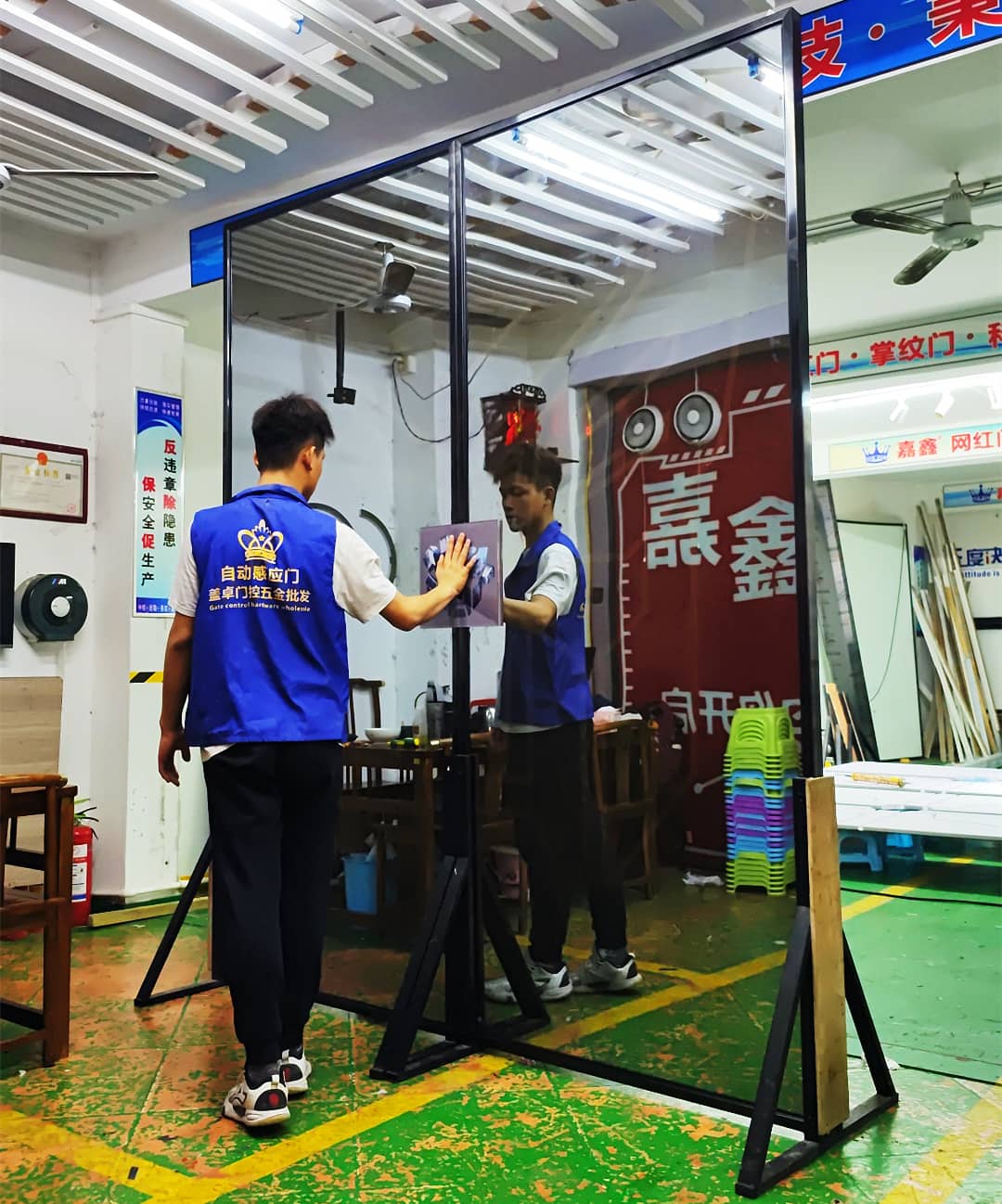 网红门工厂 智能科技感应门