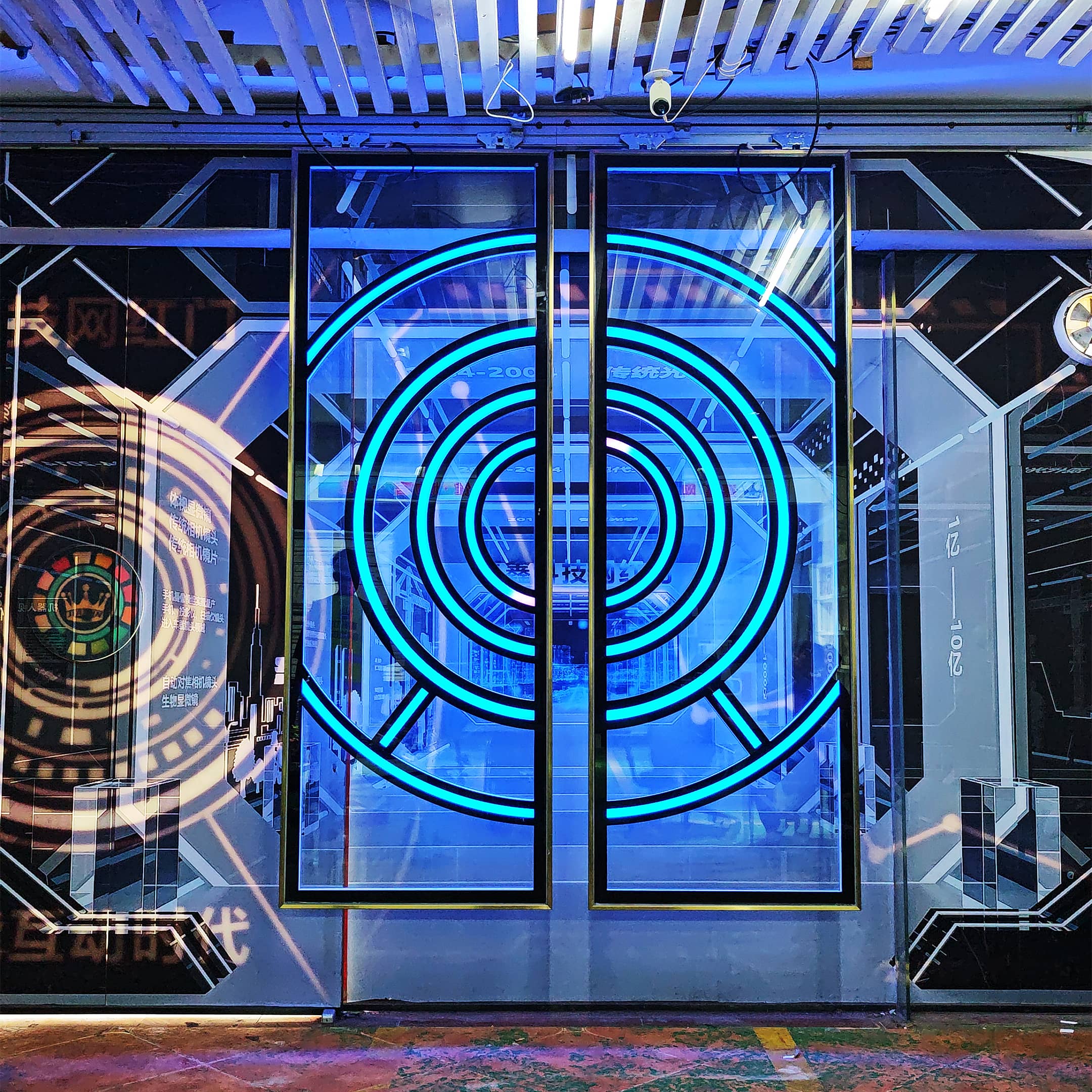 网红智能平移门