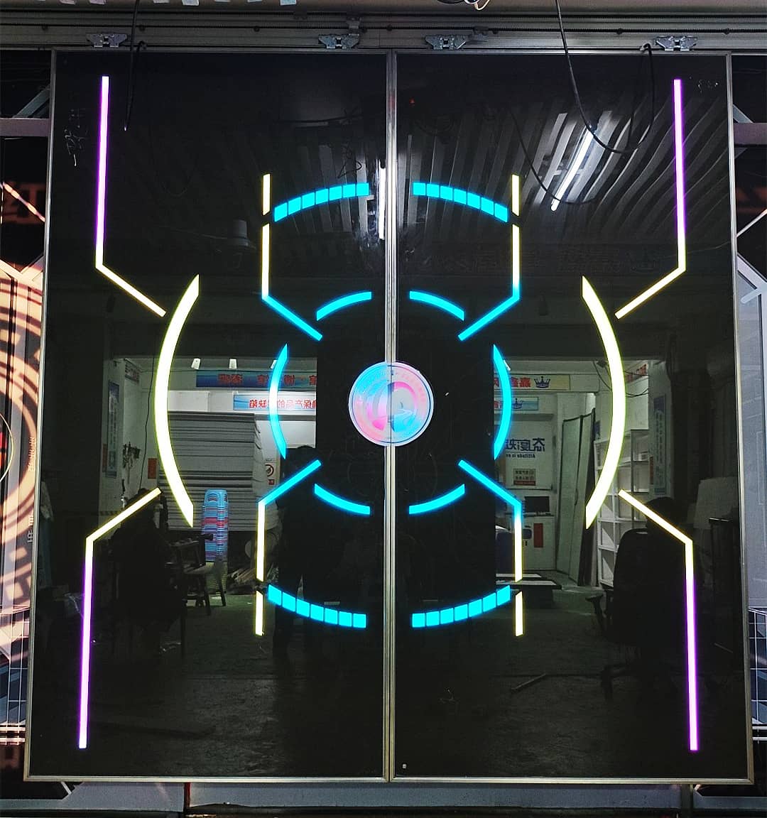 展馆梦幻传送掌纹门批发生产